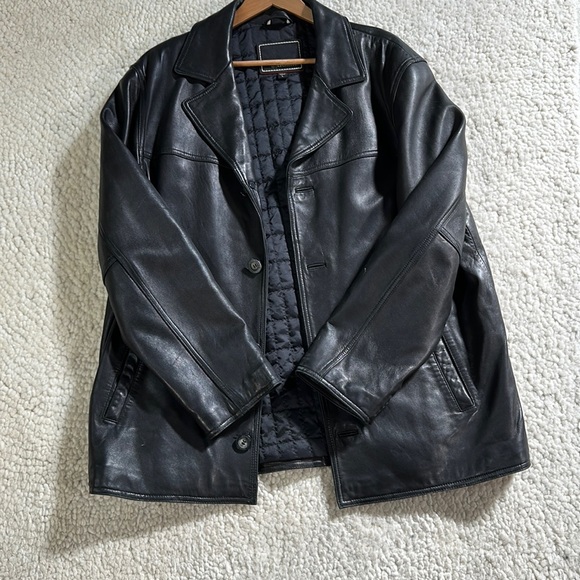 Men’s Large leather jacket - Picture 1 of 5